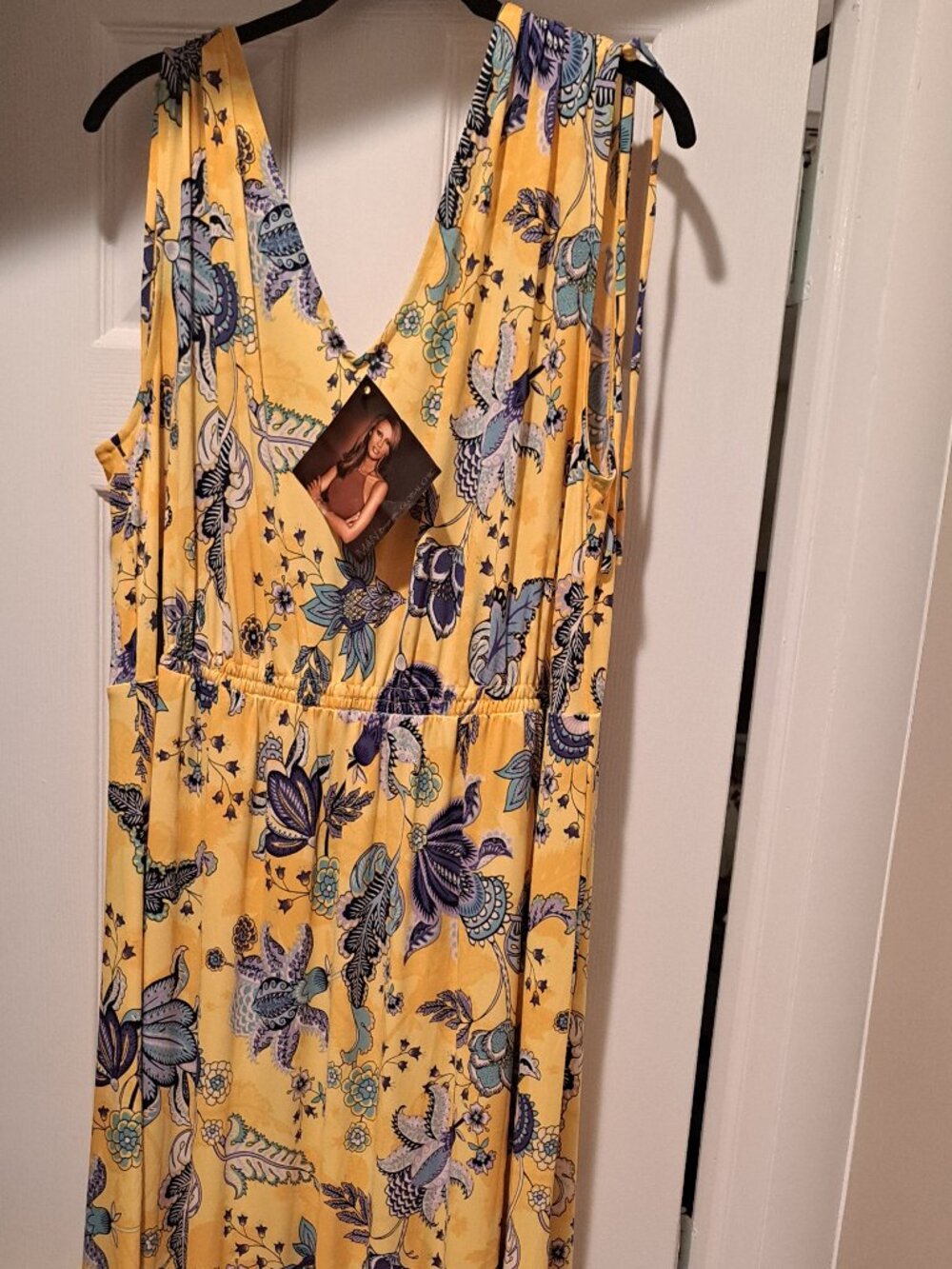yellow maxi dress
